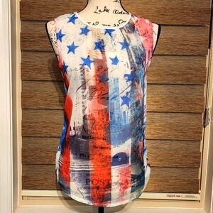 Top Stars and StripesTank Sz S